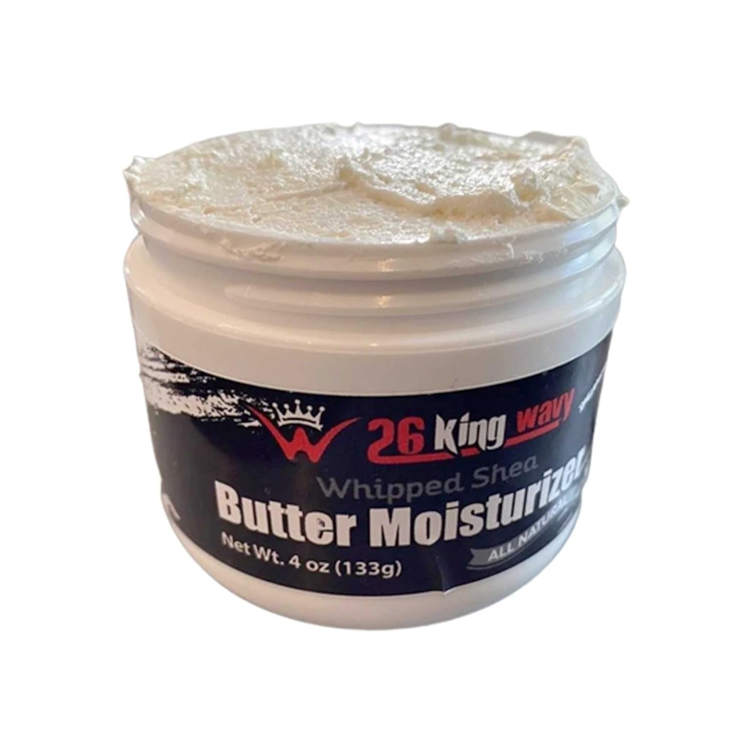 Whipped Shea Butter Hair Moisturizer (4 oz) | Leave-In or Rinse | Vegan & Free from Silicones & Parabens | Hydrating Cream for Curly Hair