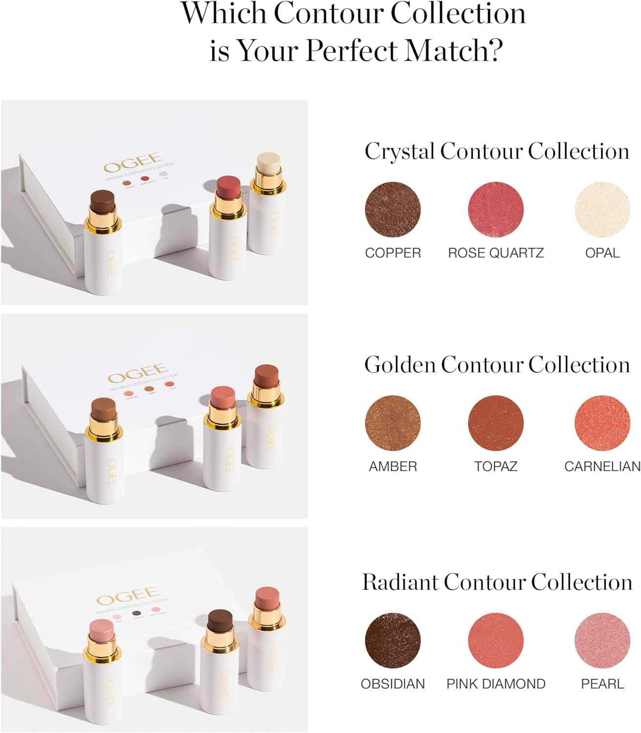 Contour Stick Makeup Collection