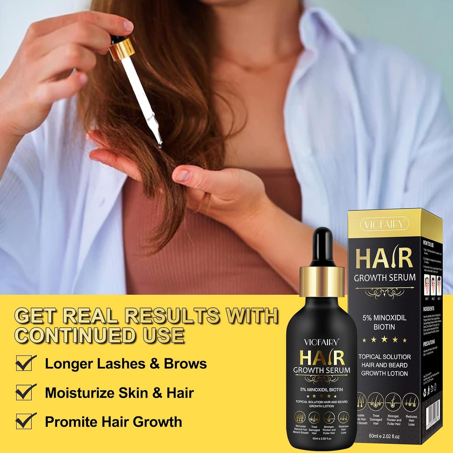 Minoxidil Hair Growth and Treatment Oil