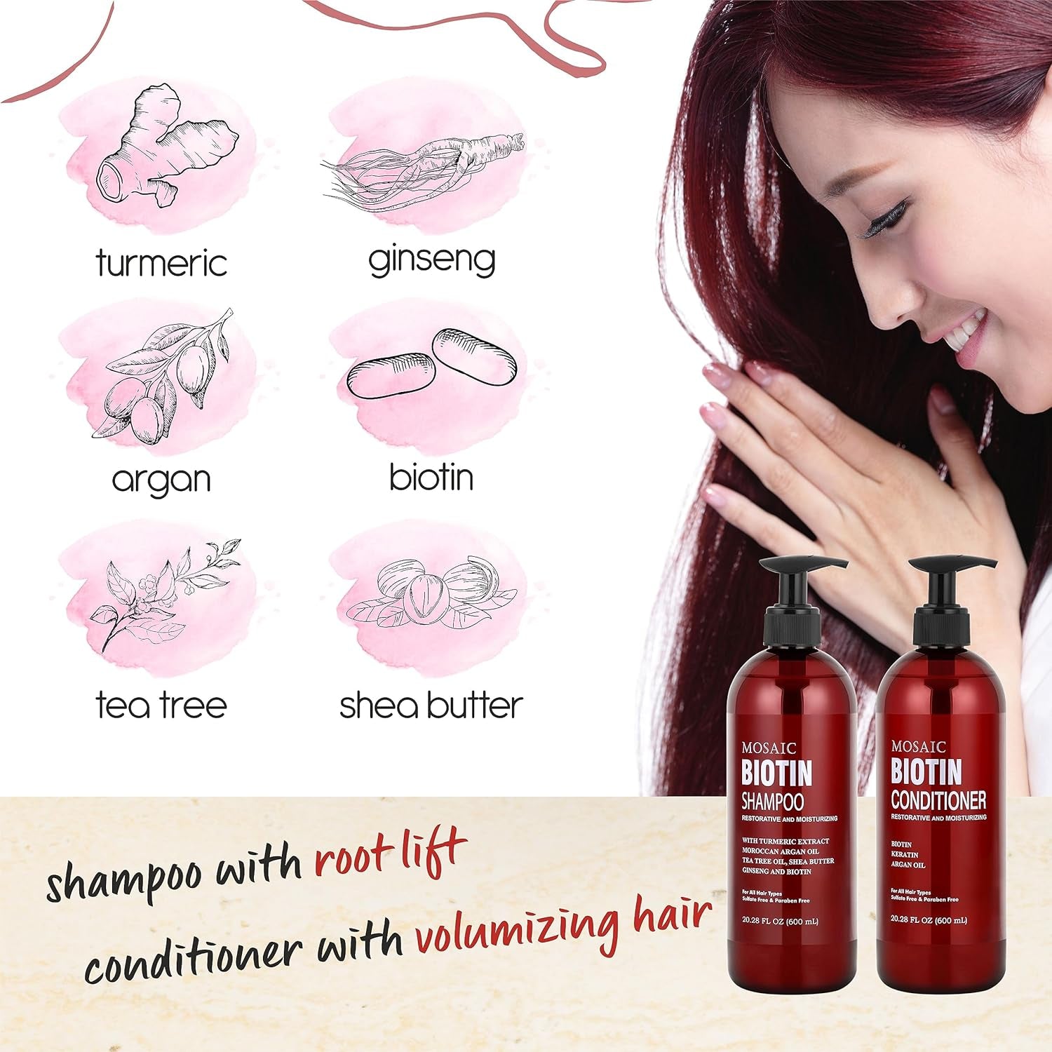 Biotin Shampoo and Conditioner Set