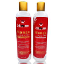 Mango Infused Shampoo & Conditioner Set (12 oz) | Hydrating & Anti-Frizz | Color-Safe